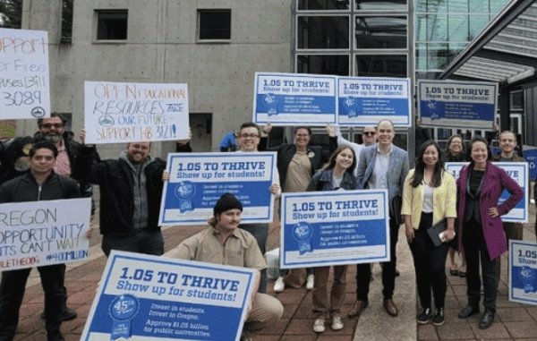 PSUF student sits outside